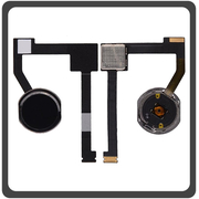 HQ OEM Συμβατό Με Apple iPad Pro 12.9 (2015) (A1584, A1652, iPad6,7, iPad6,8) Home Button Κεντρικό Κουμπί + Flex Cable Space Gray Μαύρο (Premium A+​)