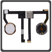 HQ OEM Συμβατό Με Apple iPad Pro 12.9 (2015) (A1584, A1652, iPad6,7, iPad6,8) Home Button Κεντρικό Κουμπί + Flex Cable Gold Χρυσό (Premium A+​)