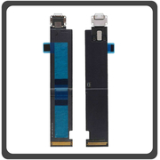 HQ OEM Συμβατό Με Apple iPad Pro 12.9 (2015) (A1584, A1652, iPad6,7, iPad6,8) Charging Dock Connector Lightning Flex Καλωδιοταινία Κονέκτορας Φόρτισης White Άσπρο (Premium A+​)
