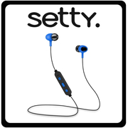Setty Sport In-ear Bluetooth Handsfree Ακουστικά Blue Μπλε​​