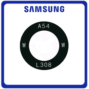 Γνήσια Original Samsung Galaxy A54 (SM-A546V, SM-A546U) Rear Back Camera Glass Lens Wide Πίσω Τζαμάκι Κάμερας Black Μαύρο GH64-09047A (Service Pack By Samsung)