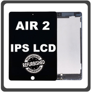 iPad Air 2 (A1566, A1567, iPad5,3, iPad5,4) IPS LCD Display Aseembly Screen &Omicron;&theta;ό&nu;&eta; + Touch Digitizer Unit &Mu;&eta;&chi;&alpha;&nu;&iota;&sigma;&mu;ό&sigmaf; A&phi;ή&sigmaf; Space Gray &Mu;&alpha;ύ&rho;&omicron; (Ref By Apple)