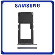 Γνήσια Original Samsung Galaxy Tab A7 Lite (SM-T220, SM-T225) SIM Card Tray + Micro SD Tray Slot Υποδοχέας Βάση Θήκη Κάρτας SIM Gray Μαύρο GH81-20674A (Service Pack By Samsung)