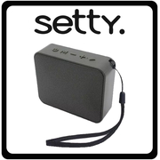 Setty GB-100 Ηχείο Bluetooth 5W Με Ραδιόφωνο και Διάρκεια Μπαταρίας έως 3 ώρες Black Μαύρο