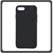 Θήκη Πλάτης - Back Cover, Silicone Σιλικόνη Black Μαύρο Matt TPU For iPhone 7/8/SE 2020/SE 2022