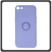 Θήκη Πλάτης - Back Cover, Silicone Σιλικόνη Purple Μωβ Finger Grip For iPhone 7/8/SE 2020/SE 2022