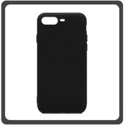 Θήκη Πλάτης - Back Cover, Silicone Σιλικόνη Black Μαύρο Matt TPU For iPhone 7 Plus/8 Plus