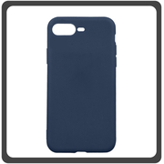 Θήκη Πλάτης - Back Cover, Silicone Σιλικόνη Dark Blue Μπλε Matt TPU For iPhone 7 Plus/8 Plus