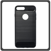 Θήκη Πλάτης - Back Cover, Silicone Σιλικόνη Black Μαύρο For iPhone 7 Plus/8 Plus