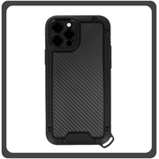 Θήκη Πλάτης - Back Cover, Silicone Σιλικόνη Hybrid Black Μαύρο For iPhone 13 Pro