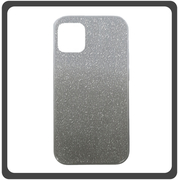 Θήκη Πλάτης - Back Cover, Silicone Σιλικόνη Glitter Powder Silver Ασημί For iPhone 13 Mini