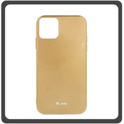 Jelly Θήκη Πλάτης - Back Cover, Silicone Σιλικόνη TPU Gold  Χρυσό For iPhone 13 Mini