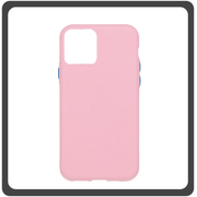 Θήκη Πλάτης - Back Cover, Solid Silicone Σιλικόνη TPU Light Pink Ροζ For iPhone 12 mini​