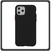 Θήκη Πλάτης - Back Cover,Solid Silicone Σιλικόνη TPU Black Μαύρο For iPhone 11 Pro