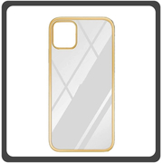 Θήκη Πλάτης - Back Cover, Silicone Σιλικόνη Electro Gold Χρυσό For iPhone 11 Pro