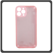 Θήκη Πλάτης - Back Cover, Silicone Σιλικόνη Armor Hybrid TPU Glitter Pink Ροζ For iPhone 11 Pro