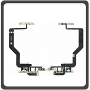 HQ OEM Συμβατό Για Apple iPhone 12 (A2403, A2172) iPhone 12 Pro (A2407, A2341) Power Key Flex Cable On/Off + Volume Key Buttons Καλωδιοταινία Πλήκτρων Εκκίνησης + Έντασης Ήχου (Grade AAA+++)