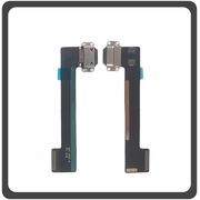 HQ OEM Συμβατό Για Apple iPad Mini 4, iPad Mini4 (A1538, A1550) iPad Mini 5, iPad Mini5 (A2126, A2124) Lightning USB Charging Dock Connector Flex Sub Board, Καλωδιοταινία Υπό Πλακέτα Φόρτισης Black Μαύρο (Grade AAA+++)