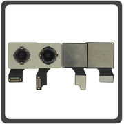 iPhone XS (A2097, A1920), iPhone XS MAX (A1921, A2101) Main Rear Back Camera Module Flex Κεντρική Κάμερα 12+12 MP (Ref By Apple)
