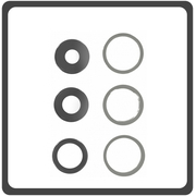 HQ OEM Συμβατό Για Apple iPhone 13 Pro (A2638, A2483) / iPhone 13 Pro Max (A2643, A2484) Main Camera Lens Τζαμάκι Κάμερας + Frame Πλαίσιο Graphite Μαύρο (Premium A+)