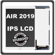 iPad Air (2019) (A2153, A2123, A2154) IPS LCD Display Aseembly Screen &Omicron;&theta;ό&nu;&eta; + Touch Digitizer Unit &Mu;&eta;&chi;&alpha;&nu;&iota;&sigma;&mu;ό&sigmaf; A&phi;ή&sigmaf; + Home Button &Kappa;&epsilon;&nu;&tau;&rho;&iota;&kappa;ό &Kappa;&omicron;&upsilon;&mu;&pi;ί White Ά&sigma;&pi;&rho;&omicron; (Ref By Apple)