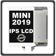 iPad Mini (2019) (A2126, A2124, A2133) IPS LCD Display Aseembly Screen &Omicron;&theta;ό&nu;&eta; + Touch Digitizer Unit &Mu;&eta;&chi;&alpha;&nu;&iota;&sigma;&mu;ό&sigmaf; A&phi;ή&sigmaf; White Ά&sigma;&pi;&rho;&omicron; (Ref By Apple)
