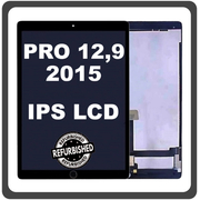 iPad Pro 12.9 (2015) (A1584, A1652, iPad6,7, iPad6,8) IPS LCD Display Aseembly Screen Οθόνη + Touch Digitizer Unit Μηχανισμός Aφής + Home Button Κεντρικό Κουμπί Space Gray Μαύρο (Ref By Apple)