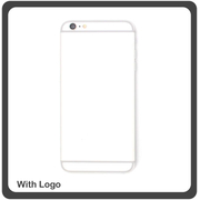 OEM HQ Iphone 6 Plus (A1522, A1524) Καπάκι Μπαταρίας Battery Cover + Πλαϊνά Πλήκτρα Side Keys + Θήκη Κάρτας Sim Holder White Silver (Grade AAA+++)