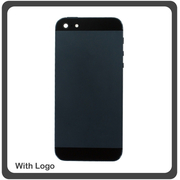 HQ OEM iPhone 5 Καπάκι Μπαταρίας Battery Cover + Πλαινά πλήκτρα Side Keys + Θήκη Κάρτας Sim Holder Space Grey