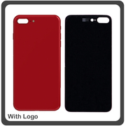 HQ OEM Συμβατό Για Apple iPhone 8+, iPhone 8 Plus (A1864, A1897, A1898, , A1899) Rear Back Battery Cover with Camera Big Hole Πίσω Κάλυμμα Πλάτη Καπάκι Μπαταρίας Red Κόκκινο (Premium A+​)