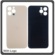 HQ OEM &Sigma;&upsilon;&mu;&beta;&alpha;&tau;ό &Gamma;&iota;&alpha; Apple iPhone 12 Pro, iPhone 12Pro (A2407, A2341, A2406, A2408, iPhone13,3) Premium Aftermarket Rear Back Battery Cover with Camera Big Hole &Pi;ί&sigma;&omega; &Kappa;ά&lambda;&upsilon;&mu;&mu;&alpha; &Pi;&lambda;ά&tau;&eta; &Kappa;&alpha;&pi;ά&kappa;&iota; &Mu;&pi;&alpha;&tau;&alpha;&rho;ί&alpha;&sigmaf; Gold &Chi;&rho;&upsilon;&sigma;ό (Premium A+​)