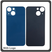 HQ OEM Συμβατό Με Apple iPhone 13 Mini, iPhone13 Mini (A2628, A2481, A2626, A2629) Aftermarket Rear Back Battery Cover with Camera Big Hole Πίσω Κάλυμμα Πλάτη Καπάκι Μπαταρίας Blue Μπλε (Premium A+​)