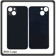 HQ OEM Συμβατό Για Apple iPhone 13, iPhone13 (A2633, A2482, A2631, A2634, A2635, iphone14,5) Premium Aftermarket Rear Back Battery Cover with Camera Big Hole Πίσω Κάλυμμα Πλάτη Καπάκι Μπαταρίας Midnight Μαύρο (Premium A+​)