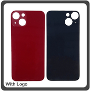 HQ OEM Συμβατό Με Apple iPhone 13, iPhone13 (A2633, A2482, A2631, A2634, A2635, iphone14,5) Premium Aftermarket Rear Back Battery Cover with Camera Big Hole Πίσω Κάλυμμα Πλάτη Καπάκι Μπαταρίας Red Κόκκινο (Premium A+​)