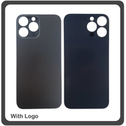 HQ OEM &Sigma;&upsilon;&mu;&beta;&alpha;&tau;ό &Gamma;&iota;&alpha; Apple iPhone 13 Pro Max, iPhone 13 ProMax (A2643, A2484) Aftermarket Rear Back Battery Cover with Camera Big Hole &Pi;ί&sigma;&omega; &Kappa;ά&lambda;&upsilon;&mu;&mu;&alpha; &Pi;&lambda;ά&tau;&eta; &Kappa;&alpha;&pi;ά&kappa;&iota; &Mu;&pi;&alpha;&tau;&alpha;&rho;ί&alpha;&sigmaf; Graphite &Mu;&alpha;ύ&rho;&omicron; (Premium A+)