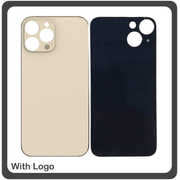 HQ OEM &Sigma;&upsilon;&mu;&beta;&alpha;&tau;ό &Gamma;&iota;&alpha; Apple iPhone 13 Pro Max (A2643, A2484, A2641) Aftermarket Rear Back Battery Cover with Camera Big Hole &Pi;ί&sigma;&omega; &Kappa;ά&lambda;&upsilon;&mu;&mu;&alpha; &Pi;&lambda;ά&tau;&eta; &Kappa;&alpha;&pi;ά&kappa;&iota; &Mu;&pi;&alpha;&tau;&alpha;&rho;ί&alpha;&sigmaf; Gold &Chi;&rho;&upsilon;&sigma;ό (Premium A+)