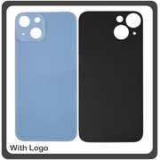 HQ OEM Συμβατό Με Apple iPhone 14, iPhone14 (A2882, A2649), Premium Aftermarket Rear Back Battery Cover with Camera Big Hole Πίσω Κάλυμμα Πλάτη Καπάκι Μπαταρίας Blue Μπλε (Premium A+​)