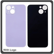 HQ OEM Συμβατό Με Apple iPhone 14, iPhone14 (A2882, A2649), Premium Aftermarket Rear Back Battery Cover with Camera Big Hole Πίσω Κάλυμμα Πλάτη Καπάκι Μπαταρίας Purple Μωβ (Premium A+​)