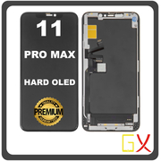 HQ OEM Συμβατό Για Apple iPhone 11 Pro Max, iPhone 11 ProMax (A2218, A2161) GX Hard Super Retina XDR OLED LCD Display Screen Οθόνη + Touch Screen Digitizer Μηχανισμός Οθόνη Αφής Black Μαύρο (Premium A+)