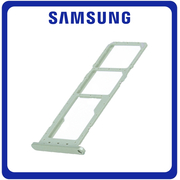 Γνήσια Original Samsung Galaxy A14 4G, (SM-A145F, SM-A145F/DSN) Sim tray + MicroSD tray Υποδοχέας Βάση Θήκη Κάρτας SIM Green Πράσινο GH81-23523A (Service Pack By Samsung)