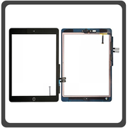 iPad 6th Gen 9.7'' inch 2018 (A1893, A1954, iPad7,5, iPad7,6) Touch Screen DIgitizer &Mu;&eta;&chi;&alpha;&nu;&iota;&sigma;&mu;ό&sigmaf; &Alpha;&phi;ή&sigmaf; &Tau;&zeta;ά&mu;&iota; + Home Button &Kappa;&epsilon;&nu;&tau;&rho;&iota;&kappa;ό &Kappa;&omicron;&upsilon;&mu;&pi;ί Black &Mu;&alpha;ύ&rho;&omicron; (Ref By Apple)