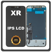 Γνήσια Original Apple iPhone XR, iPhoneXR (A2105, A1984) Liquid Retina IPS LCD Display Screen Assembly Οθόνη + Touch Screen Digitizer Μηχανισμός Αφής Black Μαύρο (Toshiba C11) Pulled