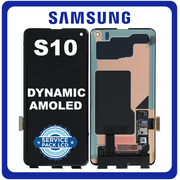&Gamma;&nu;ή&sigma;&iota;&alpha; Original Samsung Galaxy S10 (SM-G973F, SM-G973U, SM-G973W) Dynamic AMOLED LCD Display Screen Assembly &Omicron;&theta;ό&nu;&eta; + Touch Screen Digitizer &Mu;&eta;&chi;&alpha;&nu;&iota;&sigma;&mu;ό&sigmaf; &Alpha;&phi;ή&sigmaf; Prism Black &Mu;&alpha;ύ&rho;&omicron; GH96-12255A (Service Pack By Samsung)