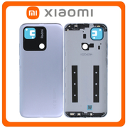 Γνήσια Original Xiaomi Redmi 10A (220233L2C, 220233L2G) Rear Back Battery Cover Πίσω Καπάκι Πλάτη Μπαταρίας Slate Grey Ασημί 55050001YF9T (Service Pack By Xiaomi)