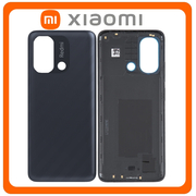 Γνήσια Original Xiaomi Redmi 12C, Redmi12C (22120RN86G, 22120RN86I) Rear Back Battery Cover Πίσω Καπάκι Πλάτη Μπαταρίας Graphite Gray Μαύρο (Service Pack By Xiaomi)