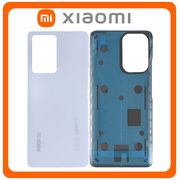 HQ OEM Συμβατό Με Xiaomi Poco F3 (M2012K11AG), Xiaomi 11i (MZB0A5EIN), Rear Back Battery Cover Πίσω Κάλυμμα Καπάκι Πλάτη Μπαταρίας Arctic White Άσπρο (With Poco Logo) (Premium A+​)