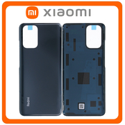 HQ OEM Συμβατό Με Xiaomi Redmi Note 10 4G (M2101K7AI, M2101K7AG), Redmi Note 10S (M2101K7BG, M2101K7BI), Rear Back Battery Cover Πίσω Κάλυμμα Καπάκι Πλάτη Μπαταρίας Onyx Gray Μαύρο (Premium A+​)