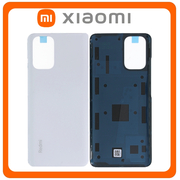 HQ OEM Συμβατό Με Xiaomi Redmi Note 10 4G (M2101K7AI, M2101K7AG), Redmi Note 10S (M2101K7BG, M2101K7BI), Rear Back Battery Cover Πίσω Κάλυμμα Καπάκι Πλάτη Μπαταρίας Pebble White Άσπρο (Premium A+​)