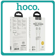 Hoco X51 USB 2.0 Cable USB-C male - USB-C male 1m White Λευκό