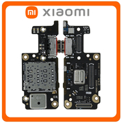Γνήσια Original Xiaomi Redmi Note 11 Pro+ 5G (21091116UG, 21091116UC) USB Type-C Charging Dock Connector Flex Sub Board, Καλωδιοταινία Υπό Πλακέτα Φόρτισης + Microphone Μικρόφωνο 560003K16U00 (Service Pack By Xiaomi)